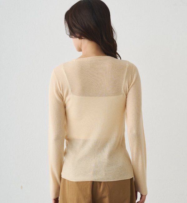  「シアーニットプルオーバー」|ニット・セーター|