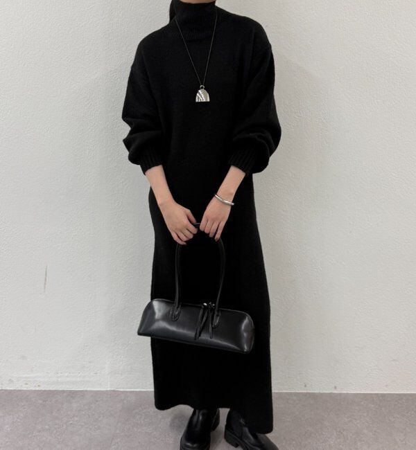  「ハイネックニットワンピース」|ワンピース|