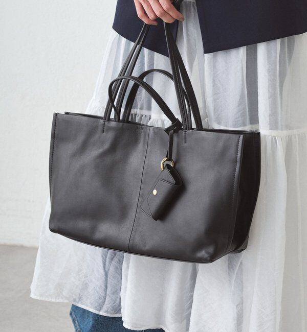  「【GALENA/ガレナ】ワイドトートBag」|トートバッグ|ブラック