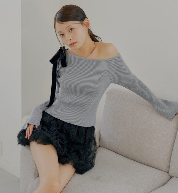  「チュールティアードバルーンショートパンツ」|チノ|