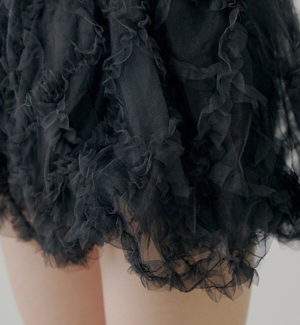  「チュールティアードバルーンショートパンツ」|チノ|