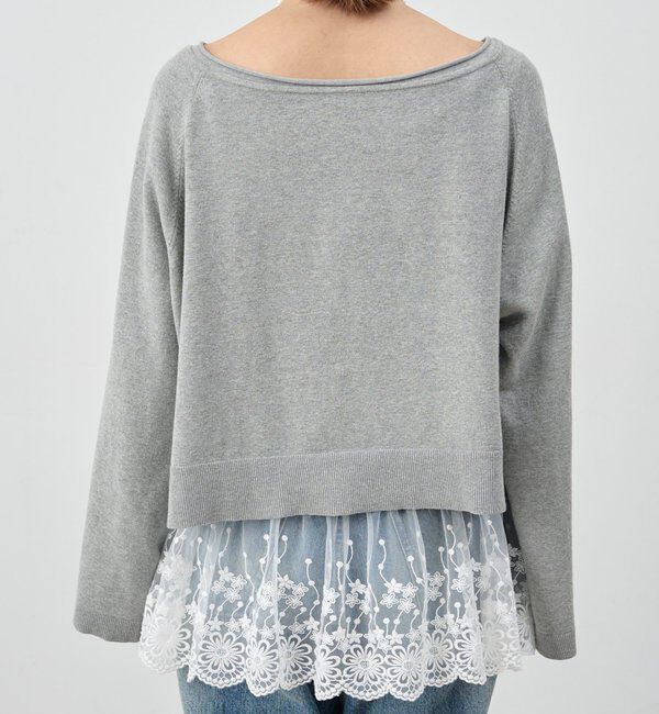  「クロップドルーズニット」|ニット・セーター|