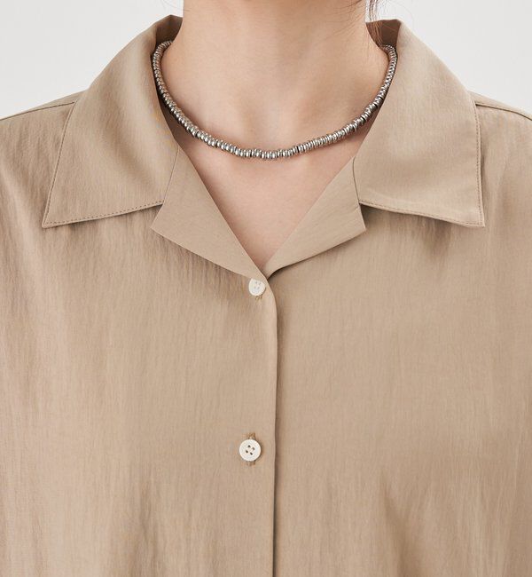  「【26SS予約】オープンカラーシャツ」|シャツ・ブラウス|