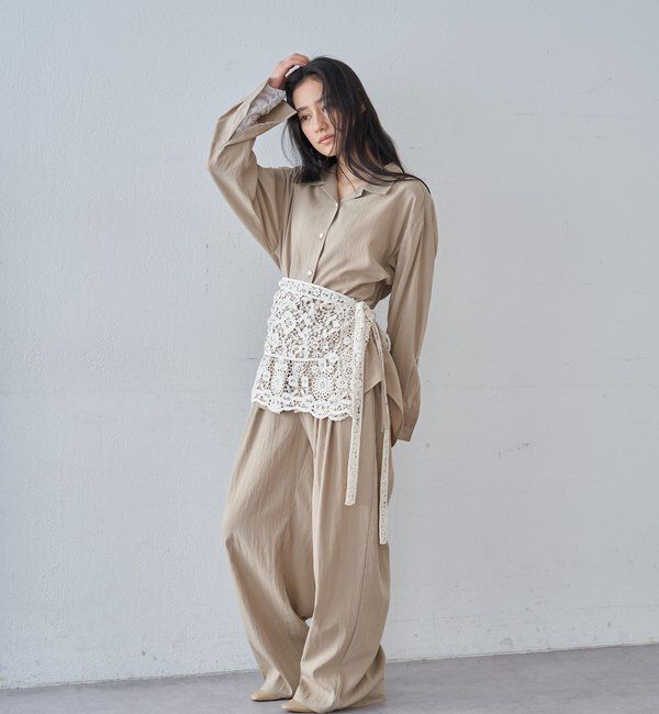  「【26SS予約】オープンカラーシャツ」|シャツ・ブラウス|