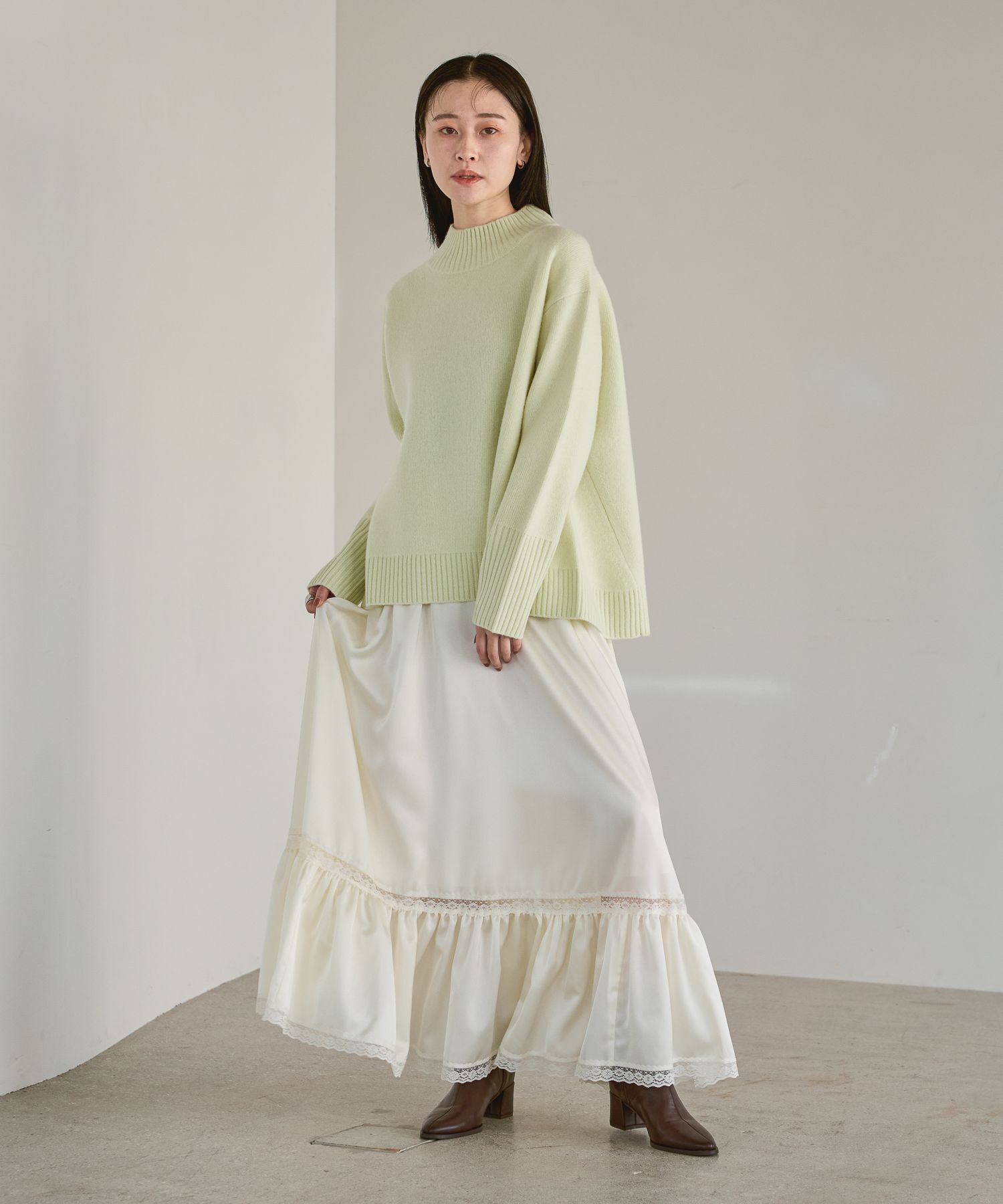 A part by 「カシミヤコンオフタートルニット」|ニット・セーター|