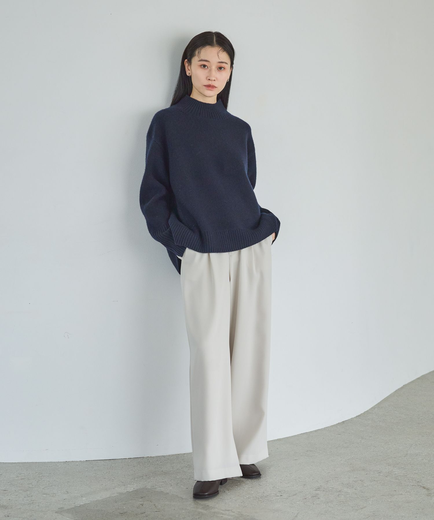 A part by 「カシミヤコンオフタートルニット」|ニット・セーター|