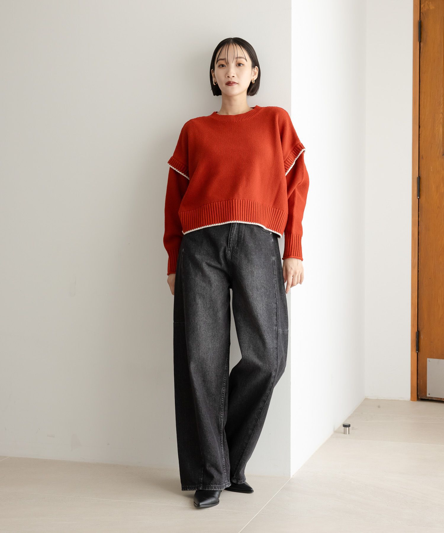 LOWRYS FARM「カーブデニム」|デニム|