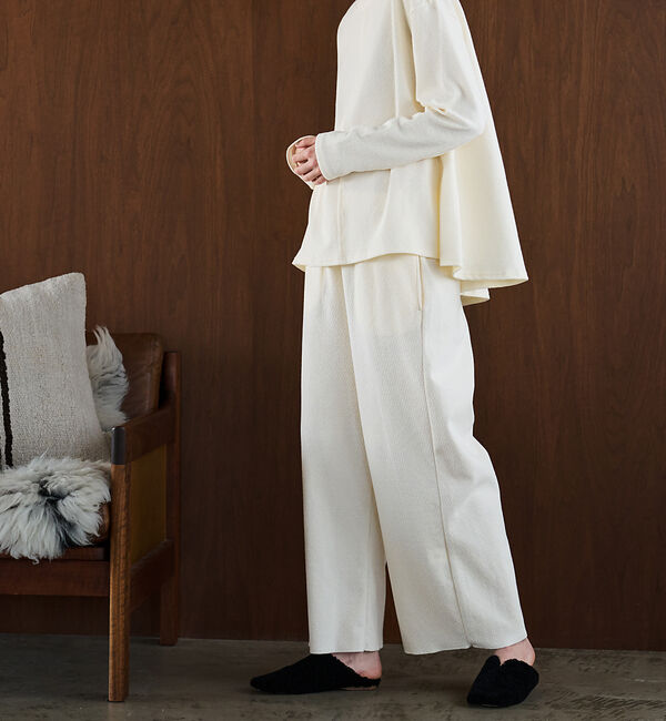 collex「【セットアップ対応】ジャガードカットフレアイージーパンツ」|その他|オフホワイト