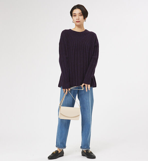 collex「ミックスヤーンニットプルオーバー」|ニット・セーター|