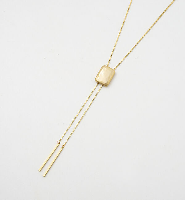 collex「【Ljud/ユード】スライドスクエアネックレス」|ネックレス|ゴールド