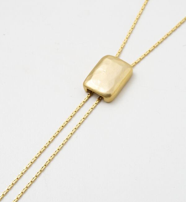 collex「【Ljud/ユード】スライドスクエアネックレス」|ネックレス|