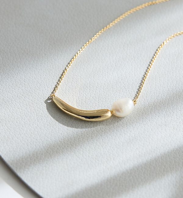 collex「【dignif】【金属アレルギー対応】パール&モチーフトップネックレス」|ネックレス|