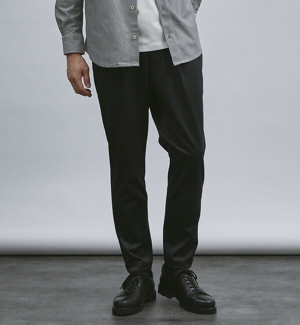 ABAHOUSE「【360&deg;ストレッチ】イージー テーパード スラックス」|その他|チャコールグレー