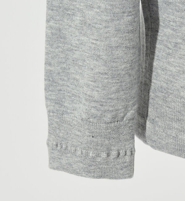 ABAHOUSE「【カシミヤブレンド】ハイゲージ クルーネック ニット」|ニット・セーター|