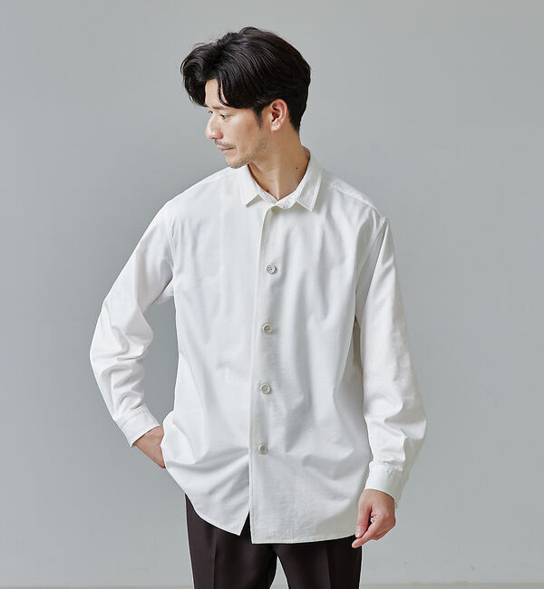 ABAHOUSE「【玉虫シャンブレー】オーバーサイズ シャツアウター」|シャツ・ブラウス|