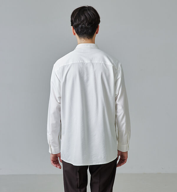 ABAHOUSE「【玉虫シャンブレー】オーバーサイズ シャツアウター」|シャツ・ブラウス|