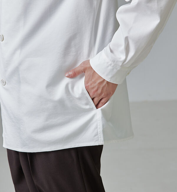 ABAHOUSE「【玉虫シャンブレー】オーバーサイズ シャツアウター」|シャツ・ブラウス|