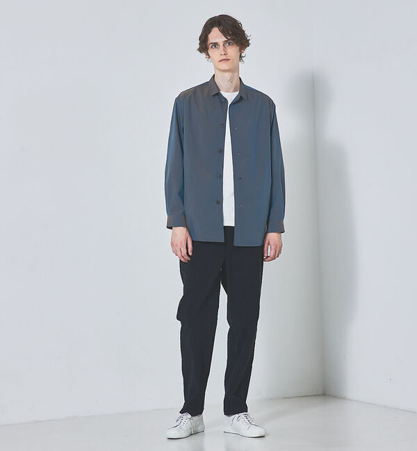 ABAHOUSE「【玉虫シャンブレー】オーバーサイズ シャツアウター」|シャツ・ブラウス|