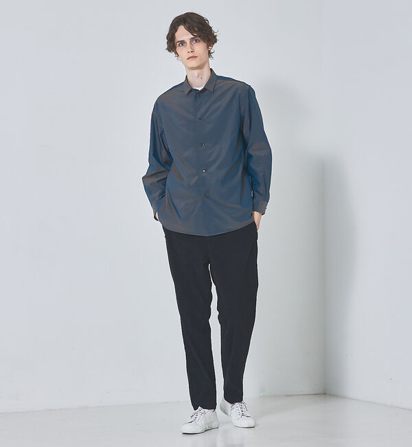 ABAHOUSE「【玉虫シャンブレー】オーバーサイズ シャツアウター」|シャツ・ブラウス|