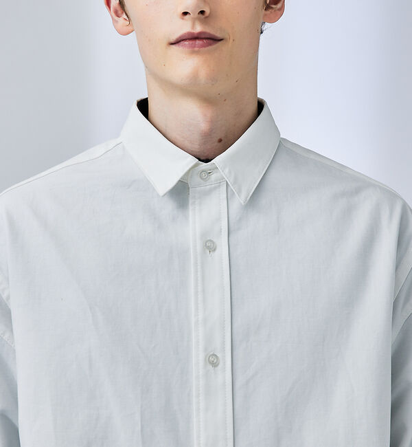 ABAHOUSE「【ラインスリーブ】オックスフォードシャツ / シャツブルゾン」|シャツ・ブラウス|