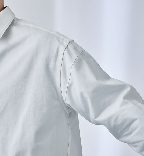 ABAHOUSE「【ラインスリーブ】オックスフォードシャツ / シャツブルゾン」|シャツ・ブラウス|