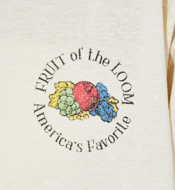 ABAHOUSE「【FRUIT OF THE LOOM】リンガー クルーネック ショートスリーブ」|Tシャツ・カットソー|