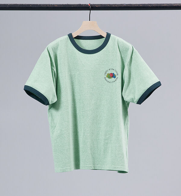 ABAHOUSE「【FRUIT OF THE LOOM】リンガー クルーネック ショートスリーブ」|Tシャツ・カットソー|