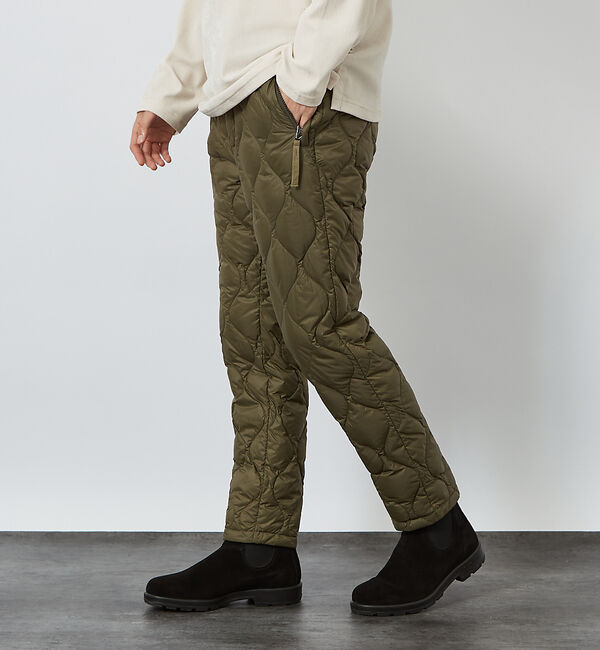 ABAHOUSE「【TAION/タイオン】ミリタリー ナロー ダウンパンツ/ソフトシェル/UNIS」|その他|