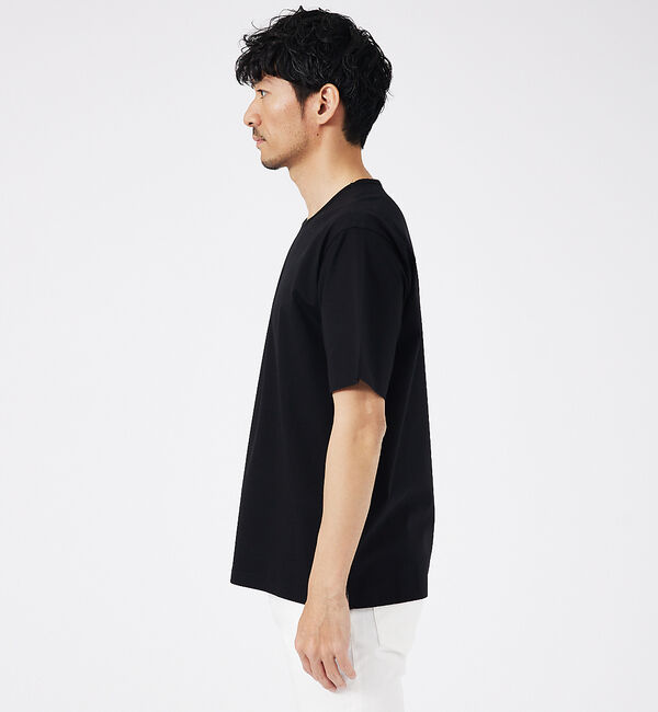 ABAHOUSE「【通年生地使用】シルケット天竺 半袖Tシャツ」|Tシャツ・カットソー|