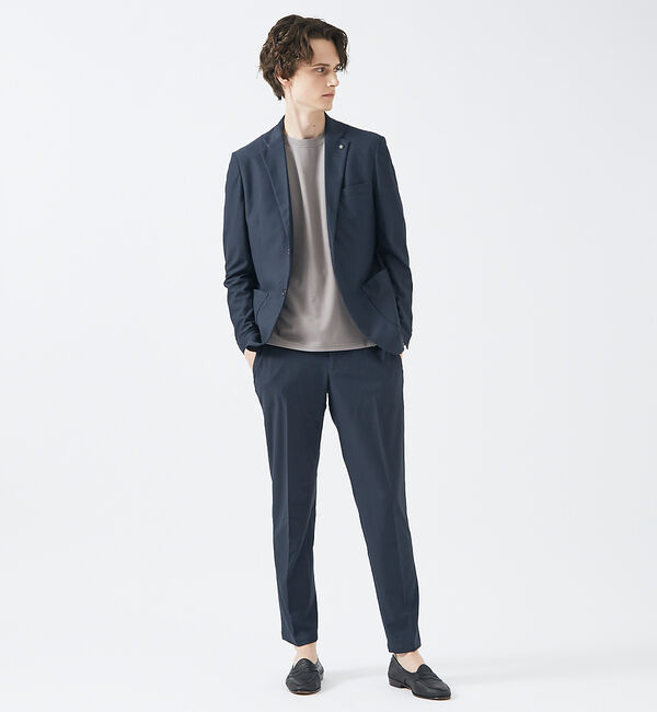 ABAHOUSE「【セットアップ対応/FLEX JACKET】トリコット メッシュジャケット /」|テーラードジャケット|