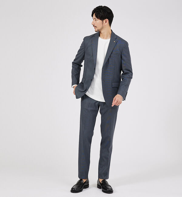 ABAHOUSE「Eco Vero ストレッチポンチ ロンT / クルーネック」|Tシャツ・カットソー|