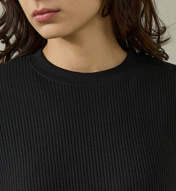 ABAHOUSE「【SEABEES / シービーズ】 ピグメント サーマル/クルーネック サーマル」|Tシャツ・カットソー|