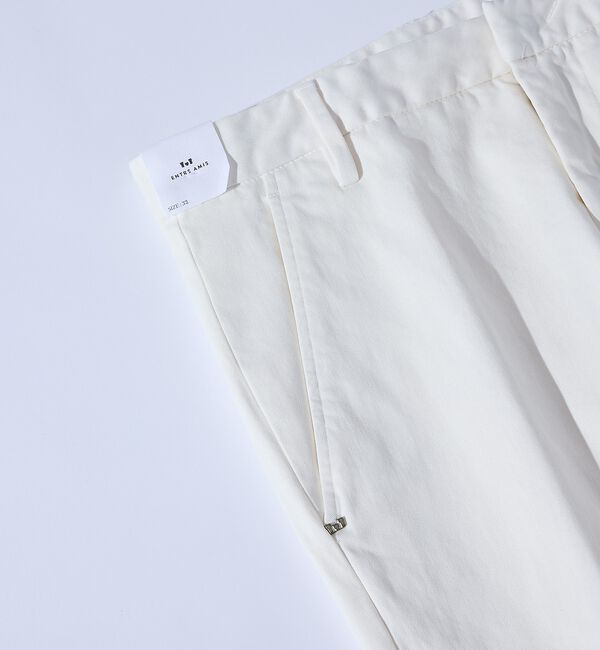 ABAHOUSE「【entre amis】スリムフィット ノープリーツ チノスラックス / 818」|チノ|