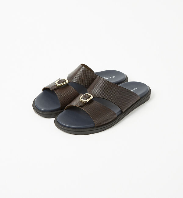 alfredoBANNISTER「レザー バックル サンダル」|サンダル|