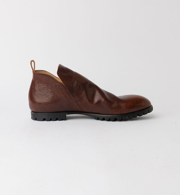 alfredoBANNISTER「【MADE IN JAPAN】タンクソール ドレープブーツ」|ショートブーツ|