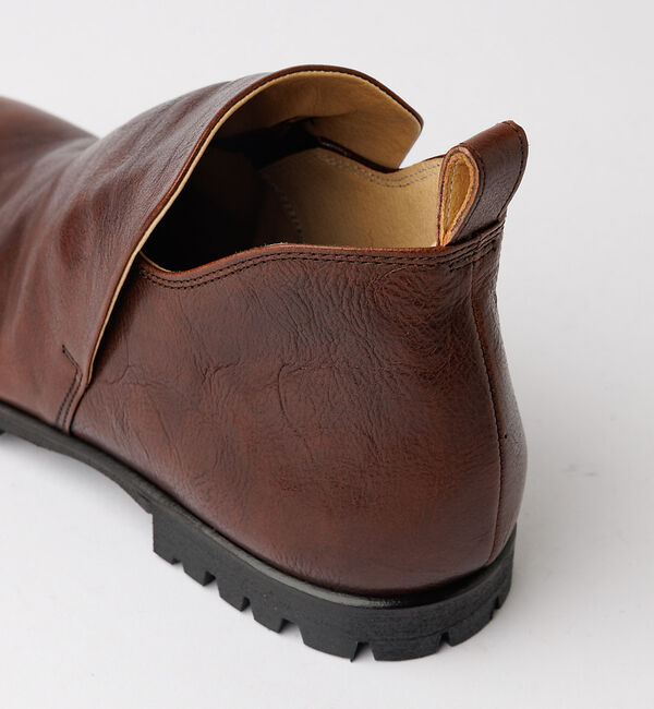 alfredoBANNISTER「【MADE IN JAPAN】タンクソール ドレープブーツ」|ショートブーツ|