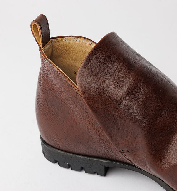 alfredoBANNISTER「【MADE IN JAPAN】タンクソール ドレープブーツ」|ショートブーツ|