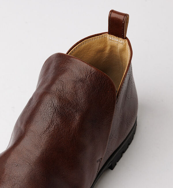 alfredoBANNISTER「【MADE IN JAPAN】タンクソール ドレープブーツ」|ショートブーツ|