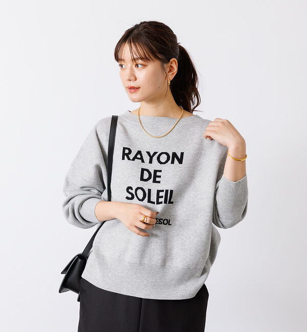 Rouge vif「【一部店舗限定】 ジャガードロゴニット」|ニット・セーター|