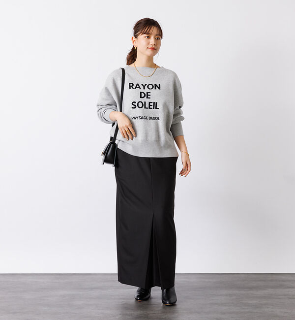 Rouge vif「【一部店舗限定】 ジャガードロゴニット」|ニット・セーター|