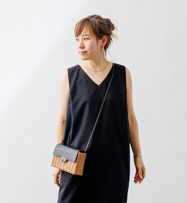 Rouge vif「バックドレープワンピース」|ワンピース|