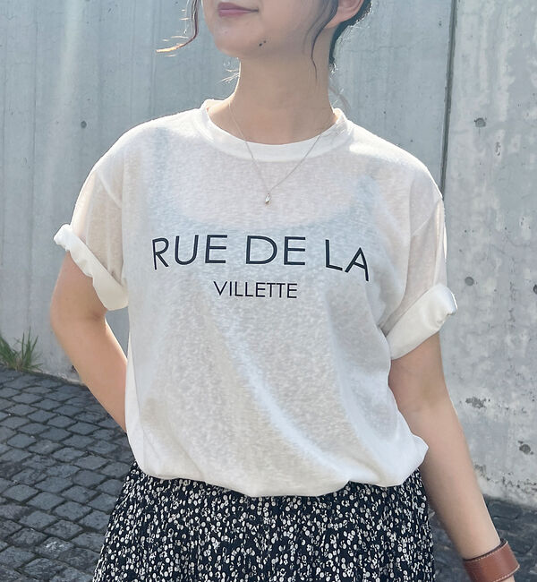 Rouge vif「ビットシアーロゴTシャツ」|Tシャツ・カットソー|