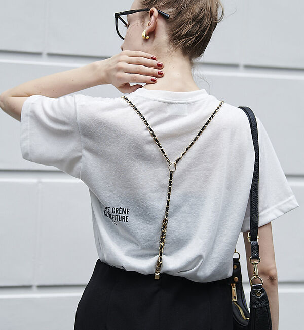 Rouge vif「ビットシアーロゴTシャツ」|Tシャツ・カットソー|