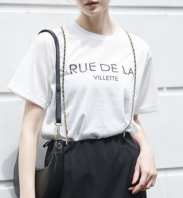 Rouge vif「ビットシアーロゴTシャツ」|Tシャツ・カットソー|