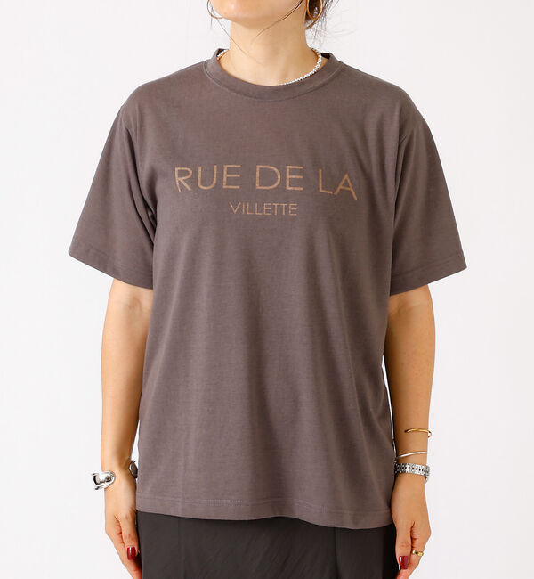 Rouge vif「ビットシアーロゴTシャツ」|Tシャツ・カットソー|