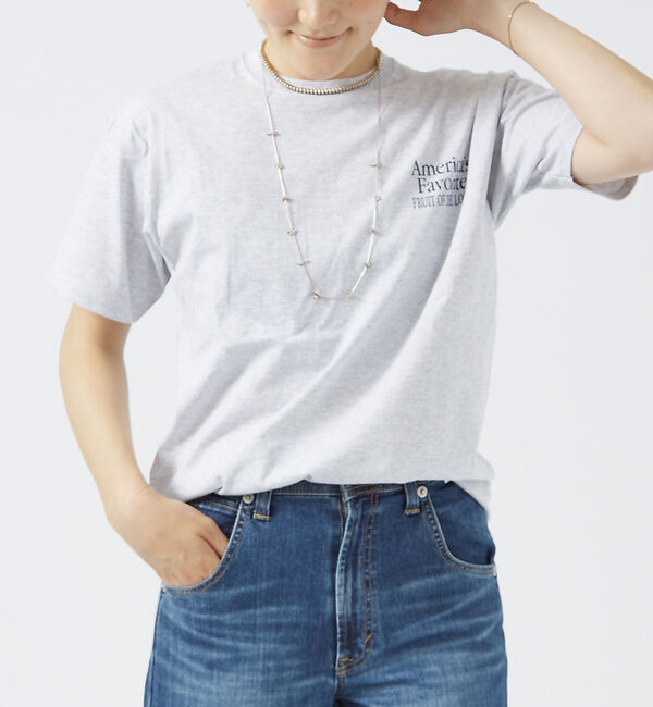 Rouge vif「【FRUIT OF THE LOOM】プリントTシャツ / ワンポイント刺繍 /」|Tシャツ・カットソー|