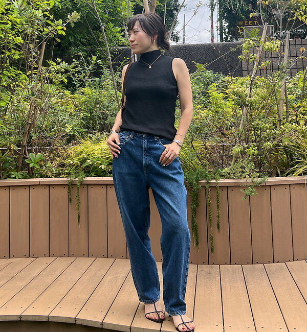 Rouge vif「シアーアメスリラメリブハイネック」|ニット・セーター|