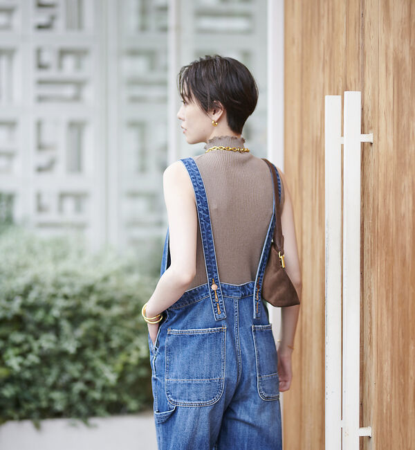 Rouge vif「シアーアメスリラメリブハイネック」|ニット・セーター|