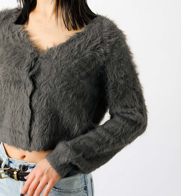 Rouge vif「【EVER AFTER】シャギーカーディガン / ニットカーディガン【WEB限定」|カーディガン|