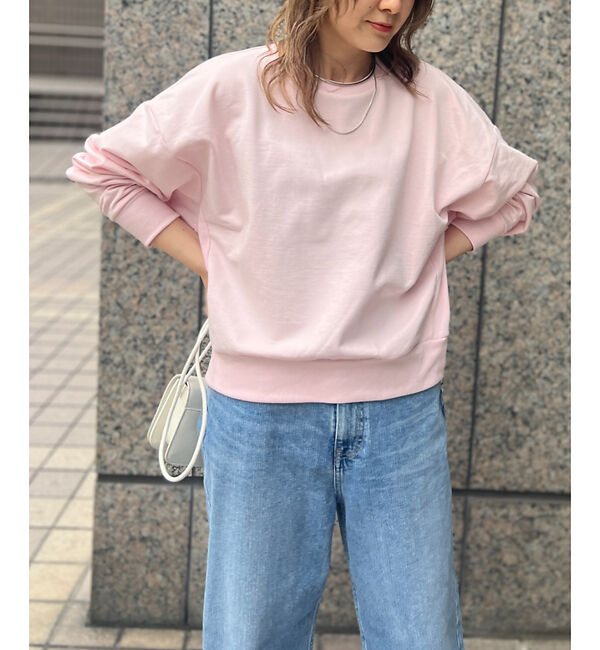 Rouge vif「【MICA&DEAL /マイカアンドディール】ルーズスリーブスウェット」|スウェット・ジャージ|